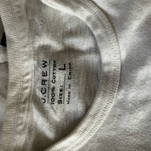 J. Crew Women’s White and Black striped Long Sleeve Cotton T-Shirt. Size M. - Picture 5 of 5